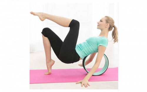 Колесо для йоги и фитнеса (йога кольцо) 32х13см OSPORT Fit Wheel Yoga (MS 1842) фото 11