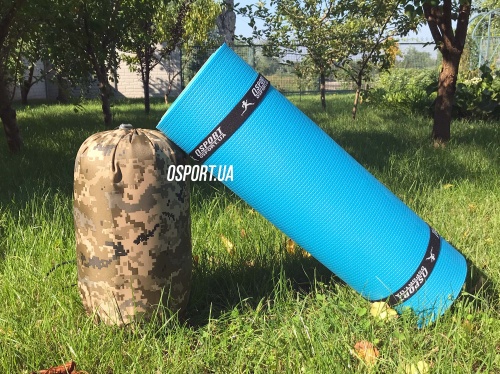 Коврик для йоги, фитнеса и спорта (каремат спортивный) OSPORT Спорт Pro 8мм (FI-0122-1) фото 6