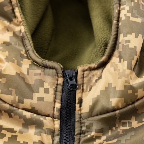 Жилетка флисовая тактическая жилет армейский, теплая демисезонная военная безрукавка пиксель OSPORT (ty-0043) фото 7