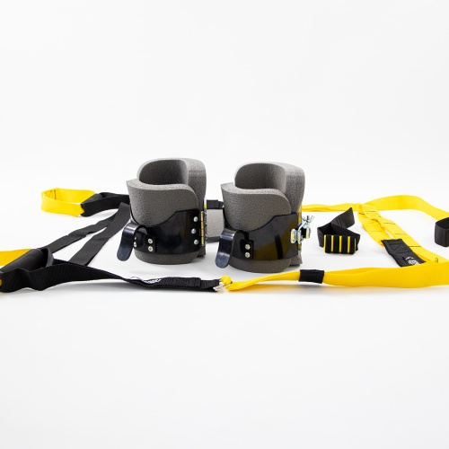 Петли TRX для кроссфита (трх тренажер для фитнеса) + гравитационные ботинки для турника OSPORT Set 53 (n-0083) фото 3