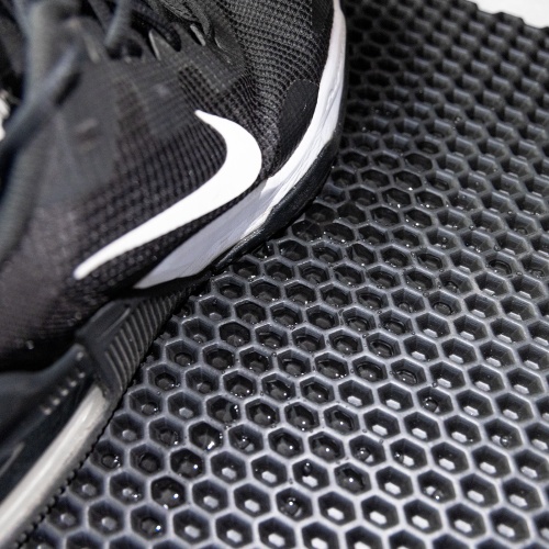 Коврик придверной в прихожую для обуви грязезащитный 40х30 см OSPORT EVA (R-00045) фото 4